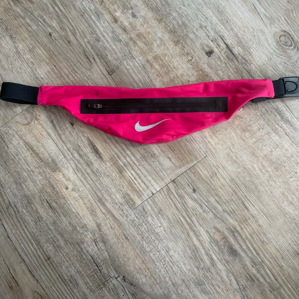 Nike Slim Running Waist Pack Belt Pink